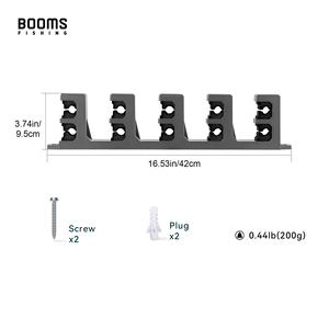 Stainless Steel Fishing <b>Rod</b> Storage Rack Vertical Horizontal Ceiling Wall Mounted 10 & Reels Storage Display - Product Image 4