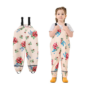 Imperméable une pièce d'été pour les enfants Équipement de mer Combinaison de pluie pour les enfants Jeu d'eau Plage Pêche Poitrine Wader - Product Image 4