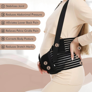 Ceinture de Maternité, Bande de Soutien Ventre pour <span class=keywords><strong>Grossesse</strong></span>, Ceinture de Soutien Maternité pour Douleur Dos/Pelvis/Hanches chez la Femme Enceinte - Product Image 6