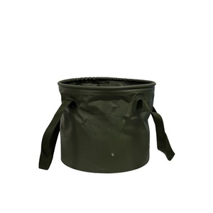 Foldable Round <b>Storage</b> Bucket Waterproof PVC Portable Outdoor Camping Fishing Bag - Product Image 1