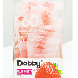 Venta caliente 3D forma dulce suave gomoso caramelo sabor afrutado jugo de <span class=keywords><strong>fresa</strong></span> Dobby probióticos caja de embalaje - Product Image 6