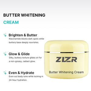 Crème pour les mains et lotion corporelle au collagène végétalien biologique ZLZR, niacinamide, acide hyaluronique, vitamines C et E, anti-rides, blanchissant, beurre de karité - Product Image 2