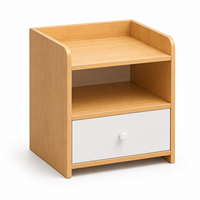 Table de chevet moderne et simple pour la maison, avec rangement sécurisé, petite table d'appoint pour chambre à coucher, armoire de chevet