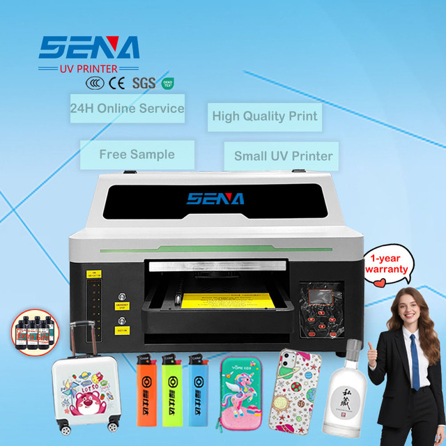 Wholesale UV Inkjet Flatbed Printer for Canvas Phone Case Acrylic Glass Pen Metal Nameplates Logo Machine with CCD Camera Visual