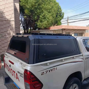 Overland Hilux 4 Portes Pickups Camion Lit <span class=keywords><strong>Acier</strong></span> Hard Top Auvent Cap Tonneau Couverture avec Côté Intérieur Étagère de Rangement Boîtes - Product Image 3