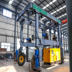 RTG 크레인 40-45톤 용량 유압식 고무 타이어 컨테이너 갠트리 스트래들 캐리어 전동 10/8/20톤 모터 최적 가격 - Product Image 2