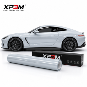 Film de protection de peinture (PPF) en vinyle TPU brillant OEM XP3M gris ciel 7,5 mil auto-réparant anti-rayures anti-jaunissement avec canaux de libération d'air - Product Image 1