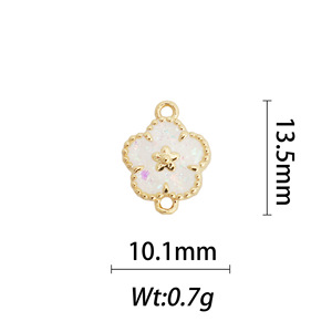 Mixed Shape Copper Plated Pendant For Necklace Making Geometric DIY Jewelry Findings - Product Image 3