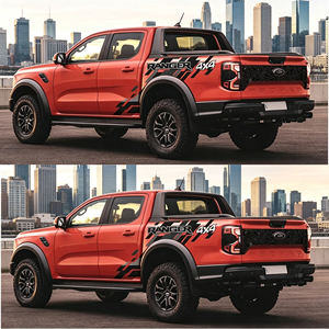 Kit d'autocollants graphiques latéraux résistants aux UV et imperméables pour les camionnettes Raptor et Ranger, décoration extérieure en <span class=keywords><strong>vinyle</strong></span> personnalisée - Product Image 5