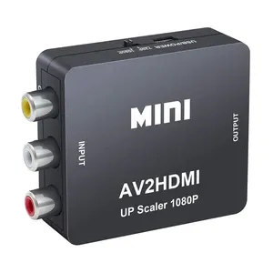 RCA CVBS Mini AV к HD MI 1080P Композитный преобразователь видео аудио мини AV2HD MI адаптер HDTV/DVD HD MI