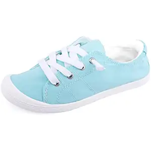 Women's Slip On Canvas Sneaker Low Top Casual Walking Shoes Classic Comfort Flat Fashion Sneakers
