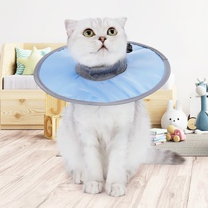 Nuevo <span class=keywords><strong>Collar</strong></span> isabelino para gatos Post cirugía <span class=keywords><strong>Anti</strong></span> <span class=keywords><strong>Lick</strong></span> Bite Cono protector Gatito Neck Brace E <span class=keywords><strong>Collar</strong></span> - Product Image 5