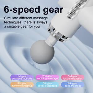 Portable Mini Fascia Gun Professional Grade Electric <b>Body</b> <b>Massager</b> Multifunctional Muscle Relaxer for Home Gym Fitness - Product Image 4