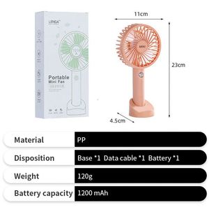 Rechargeable <b>Mini</b> <b>Desk</b> Portable Usb Charging Cute Design Handheld Table Top Fan for Office Use - Product Image 4