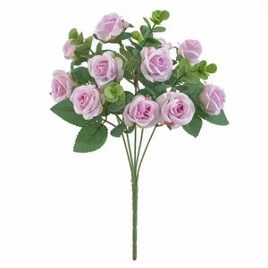 <span class=keywords><strong>Fleurs</strong></span> artificielles en gros pour mariage, <span class=keywords><strong>fleurs</strong></span> décoratives en soie, roses artificielles <span class=keywords><strong>de</strong></span> haute qualité, roses artificielles au toucher réel - Product Image 6