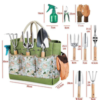 Ensemble de pioches à trois dents en alliage d'aluminium de qualité industrielle, outils de jardinage manuels pour la plantation de fleurs et d'herbes