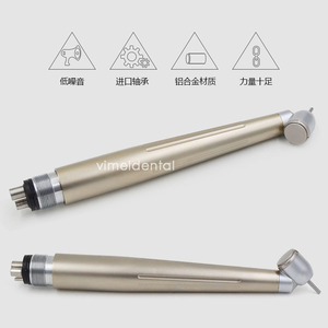Vimel handpiece ความเร็วสูงสำหรับทันตกรรมมุมเอียง45องศาแบริ่งเซรามิกสองรูสี่รู - Product Image 3