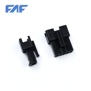 Jst SM loạt SMR-02V-B nylon66 Phosphor Bronze 2.5 mét Pitch nối màu đen uốn receptacle nhà ở kết nối - Product Image 3