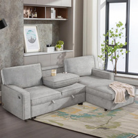 Sofá Cama Extraíble Moderno para Sala de Estar, Sofá Cama Convertible Multifuncional, Sofá Cama para Dormir, Sofás para Sala de Estar