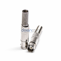 Connecteur BNC femelle droit de type baïonnette à souder IP65 50 ohms pour caméra de vidéosurveillance