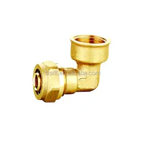 Good quality 1/2"3/4" brass female equal elbow compression fittings