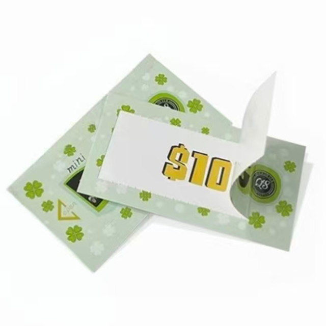 CMYK 4 Color Printing Customized Lottery Multi Window Pull Tabs Game Ticket Pull Tab Card Custom Pull Tab Lottery Tickets