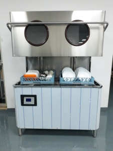 Lave-vaisselle commercial Hc Hc P50x2air Bibo en acier inoxydable, lave-vaisselle de type capot pour restaurant, hôtel, usage commercial, automatique - Product Image 5