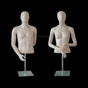 Torso headless upper body women/female bust mannequin for sale