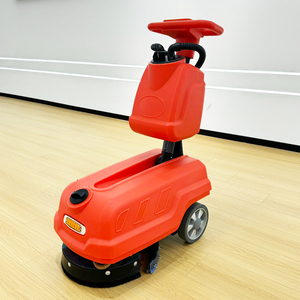 手押し式電動業務用床洗浄機（24Vバッテリー、サイドブラシ付き）スーパーマーケット、ショッピングモール、小売店向け - Product Image 1