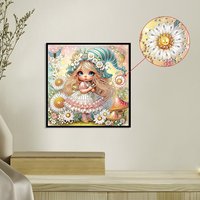 DIY Personnalisé 30X30CM Fille Décoration Murale Peinture Diamantée Cadeau Forme Irrégulière Haute Qualité Acrylique Sans Cadre Kits de Peinture Diamantée