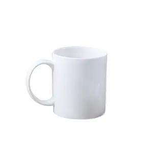 2023 popular personalizado branco em branco 11oz cerâmica sublimação leite café caneca e chá xícara por atacado