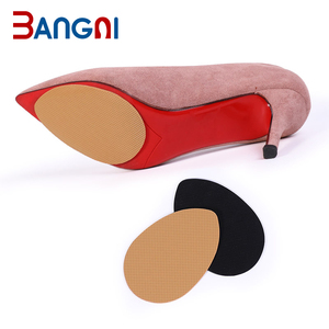 Bangni Noir Brun Auto-adhésif Antidérapant <span class=keywords><strong>Semelle</strong></span> En Caoutchouc Protecteur Autocollant Pour Talon Haut - Product Image 1