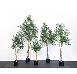 T-423 arbre artificiel détachable d'<span class=keywords><strong>olivier</strong></span> artificiel de style européen pour le modèle d'exportation de plante en pot de plante de plancher à la maison - Product Image 5