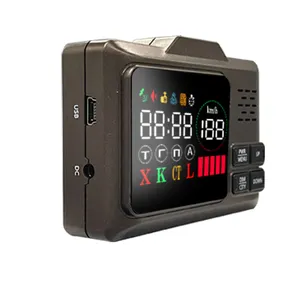 热卖发光二极管显示语音报警雷达探测器汽车反雷达探测器全带汽车Karadar Pro 980