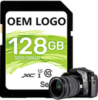 Carte SD en plastique personnalisée CID haute vitesse 16 Go 32 Go 64 Go pour navigation GPS avec garantie de 3 ans