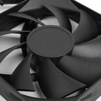 Ventilateur de boîtier PC RGB 12 cm, refroidisseur d'ordinateur de bureau, 12 V, silencieux et efficace