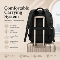 Tas Ransel Laptop Kulit Asli Berkualitas Tinggi Custom Grosir untuk Pria, Kapasitas Besar, untuk Bisnis, Perjalanan, Kantor, dan Kerja