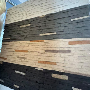 Panel de Pared 3D con Textura Profunda de Piedra PU, <span class=keywords><strong>Roca</strong></span> Artificial de Poliuretano Realista para Decoración de Villas de Alta Gama - Product Image 1
