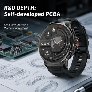 Smartwatch V69 <span class=keywords><strong>Chiamata</strong></span> BT Schermo HD da 1,85 Pollici Oltre 400 Quadranti Batteria da 710mAh Impermeabile Orologio Smart Sportivo da Uomo - Product Image 6