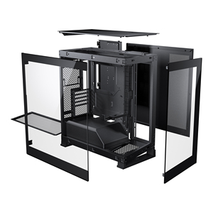 Nouveau châssis à vue latérale panoramique ATX mi-tour NV5 Support 8 ventilateurs <span class=keywords><strong>AURA</strong></span> <span class=keywords><strong>SYNC</strong></span> Boîtier de jeu à haute ventilation - Product Image 6