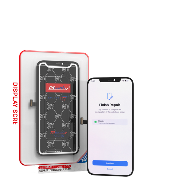 Wholesale Musttby/GS/DD Soft OLED LCD Series Diagnostic Display Mobile Phone Screen for 12/13/14 ProMax-1 Year Warranty Repair