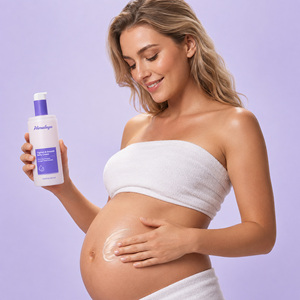 Crème raffermissante <span class=keywords><strong>pour</strong></span> le ventre de <span class=keywords><strong>grossesse</strong></span>, marque privée OEM, prévient <span class=keywords><strong>les</strong></span> <span class=keywords><strong>vergetures</strong></span>, améliore l'élasticité de la peau, crème nourrissante <span class=keywords><strong>pour</strong></span> le corps - Product Image 2