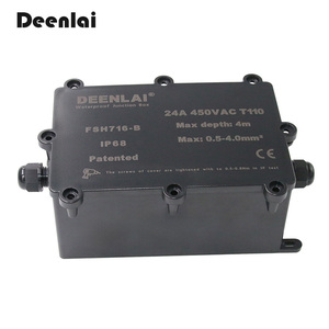 Boîtier de connexion étanche pour piscine et <span class=keywords><strong>spa</strong></span> Deenlai FSH716-B - Product Image 2