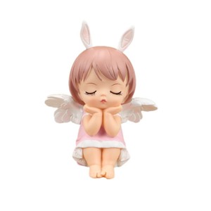 Nuova Statuetta di Angelo in Resina per Decorazione Torte, Giocattolo Cartoon, Ornamento per Torte di Compleanno per Bambini - Product Image 1
