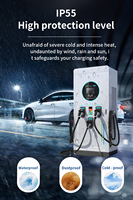 Chargeur rapide haute puissance 60kw-240kw DC Stations de charge EV montées au sol RFID CCS1/CCS2/CHADeMo/GBT pour la fabrication électrique