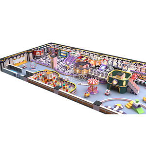 900 m² 3 M Altura Niños grandes Equipo <span class=keywords><strong>de</strong></span> juego suave para interiores Laberintos Proveedores - Product Image 4