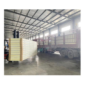 Panneau sandwich de 10 pieds, panneaux sandwich économiques, isolation thermique, isolation acoustique, panneau sandwich en PU pour viande et poisson - Product Image 3