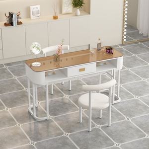 Ensemble table et chaise pour nail art Zxm Fashion, table simple pour salon de nail art, table de manucure simple ou double - Product Image 5