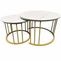 Table basse moderne nordique minimaliste à hauteur réglable, plateau en ardoise carré, base en acier, pour salon, appartement, vente en gros