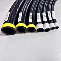 Selang Oli Bahan Bakar AN6/AN8/AN10 CPE Dengan Fitting Ujung Selang 0+45+90+180 Derajat, Kit Adaptor Oli, Selang Oli Bahan Bakar Berjaring Dengan Klem